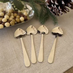 Selbrae Heart Spoons Set of 4- Valentine's Day|Tea