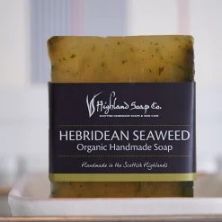 The Highland Soap Company Hebridean Seaweed Organic Glycerin Soap 150g- Soaps & Lotions