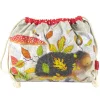 Emma Ball Hedgehog Drawstring Cotton Bag- Crafts|Bags