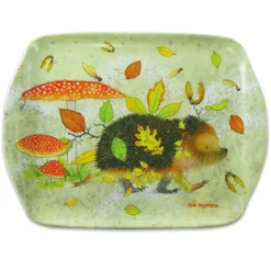Emma Ball Hedgehog Melamine Medium Tray- Melamine