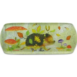 Emma Ball Hedgehog Melamine Sandwich Tray- Trays|Melamine