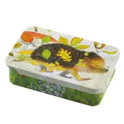 Emma Ball Hedgehog Mini Slider Tin- Storage