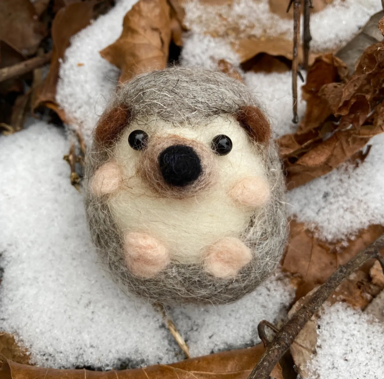 Bergin & Bath Hedgehog Needle Felting Kit- Crafts