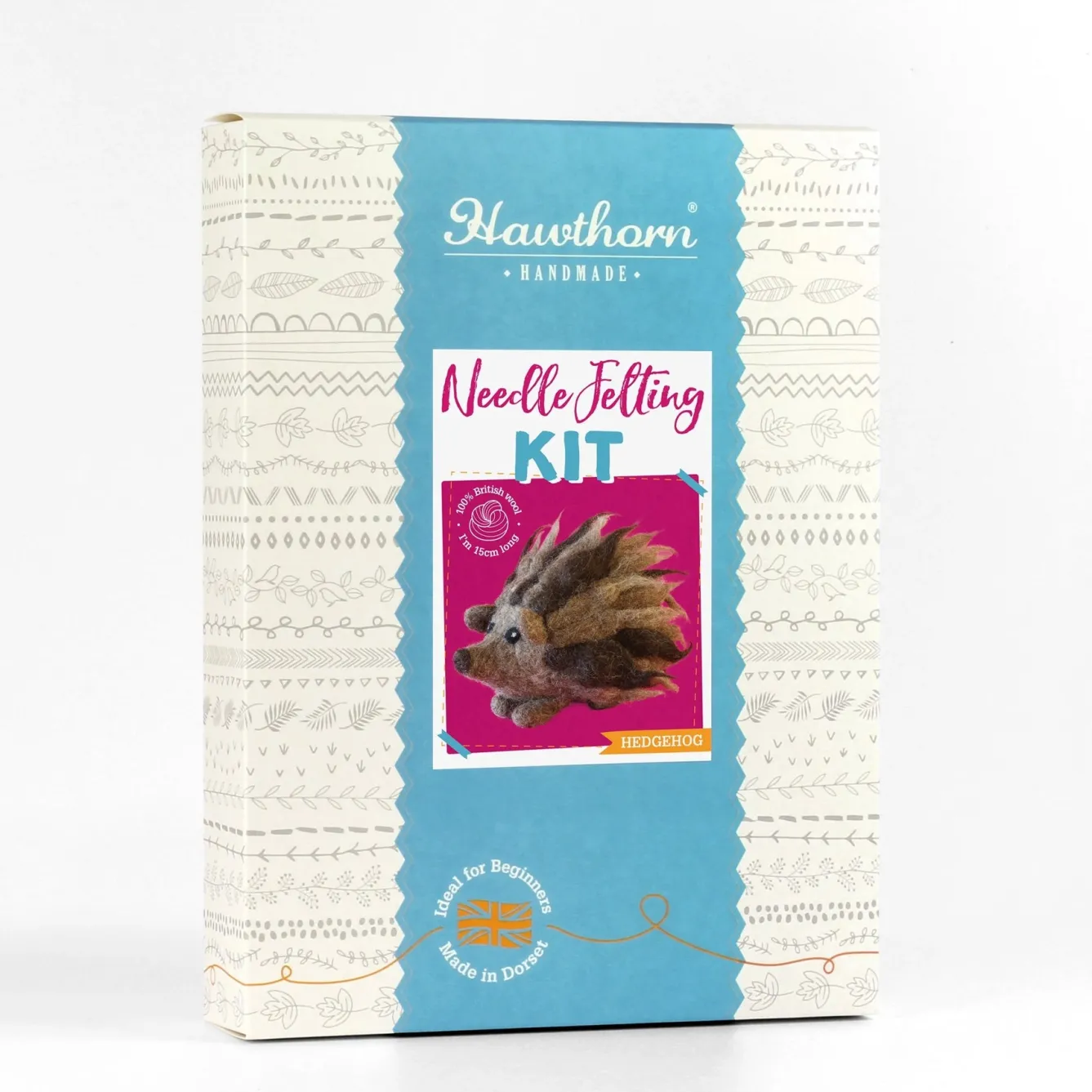 Hawthorn Handmade Hedgehog Needle Felting Kit- Crafts