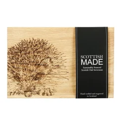 Selbrae Hedgehog Oak Serving Board 12in- Tea|Serving Plates & Boards