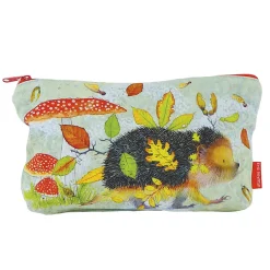 Emma Ball Hedgehog Zipped Pouch- Bags