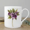 Toasted Crumpet Hellebore Bone China Mug- Flowers & Garden