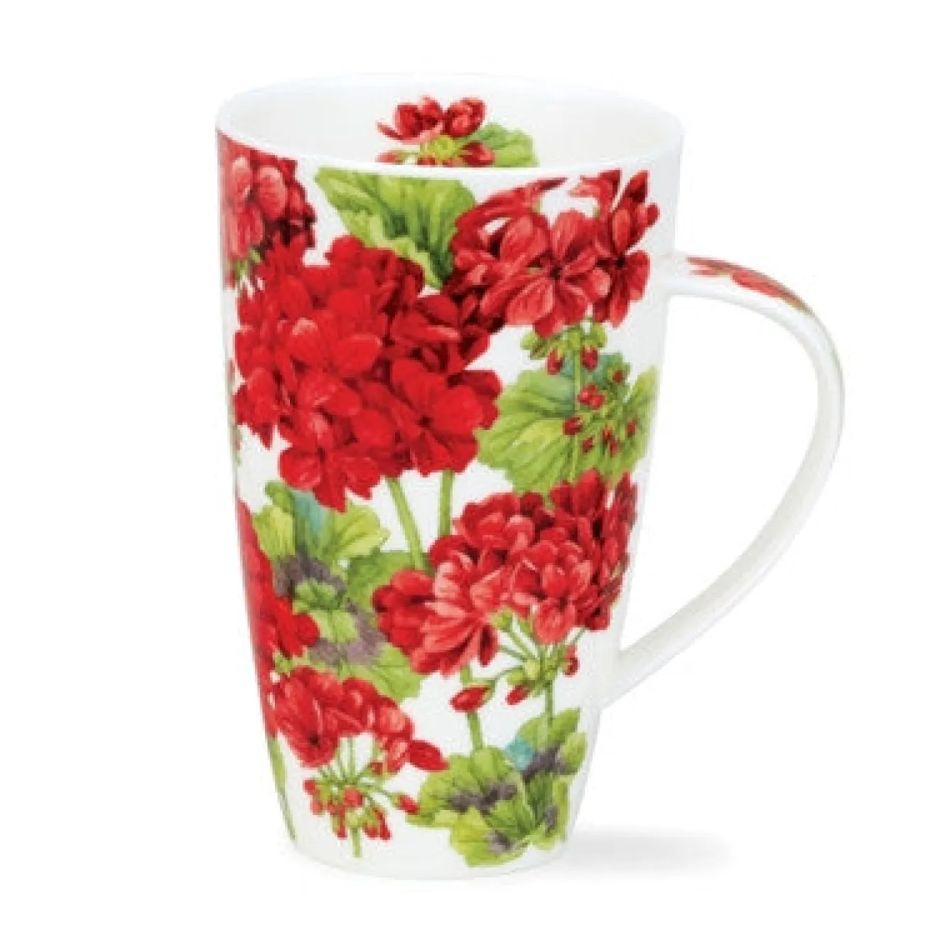 Dunoon Henley Geramiums Mug- Flowers & Garden