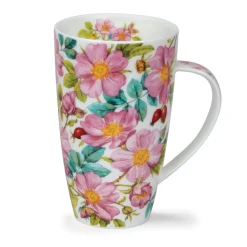 Dunoon Henley Wild Rose Mug- Flowers & Garden