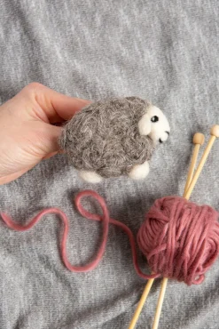 Hawthorn Handmade Herdwick Sheep Brooch Felting Kit- Crafts