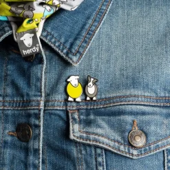 The Herdy Company Herdy and Sheppy Pin Badge Set- Key Chains|Children