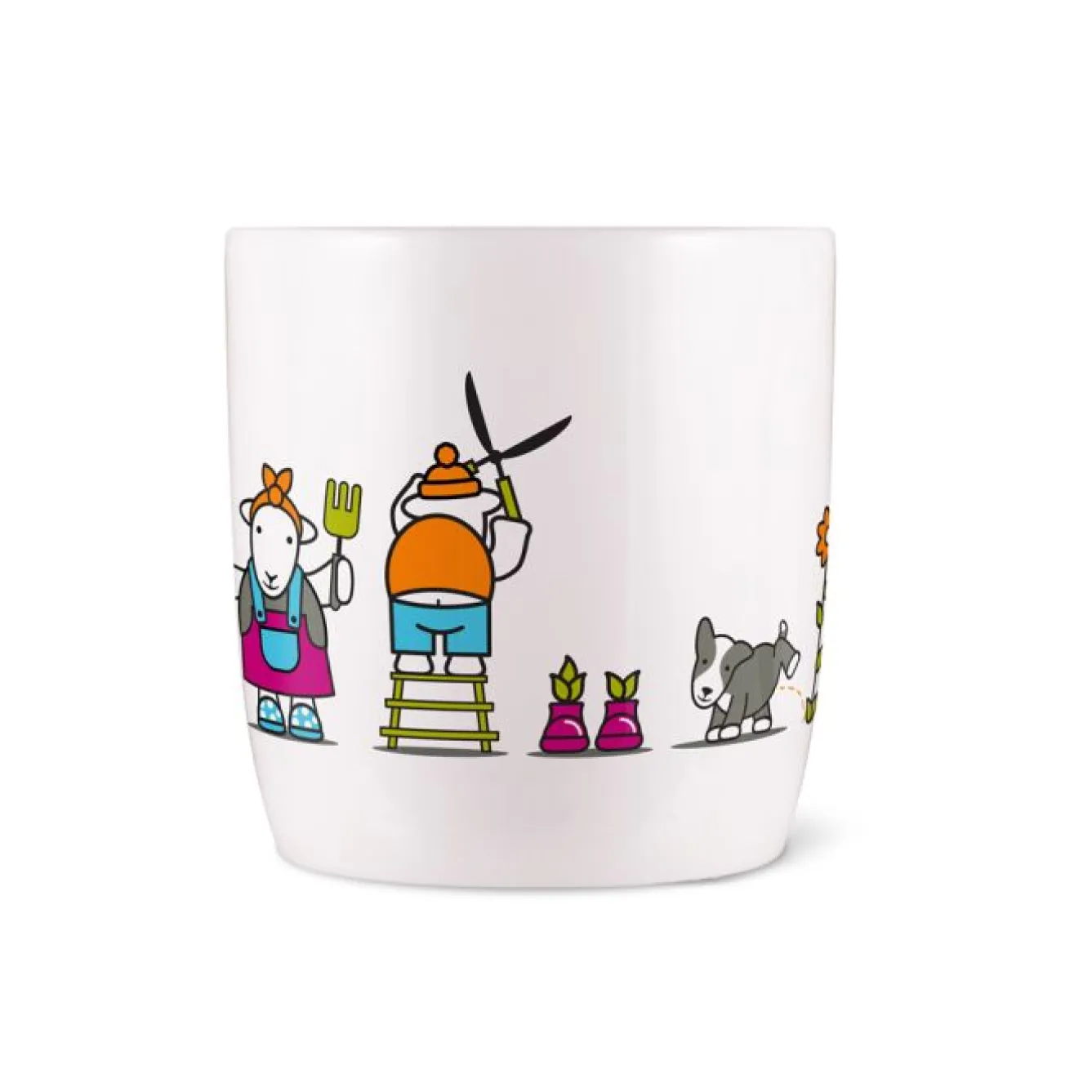 The Herdy Company Herdy At the Baa-llotment Mug- Tea|Gardening