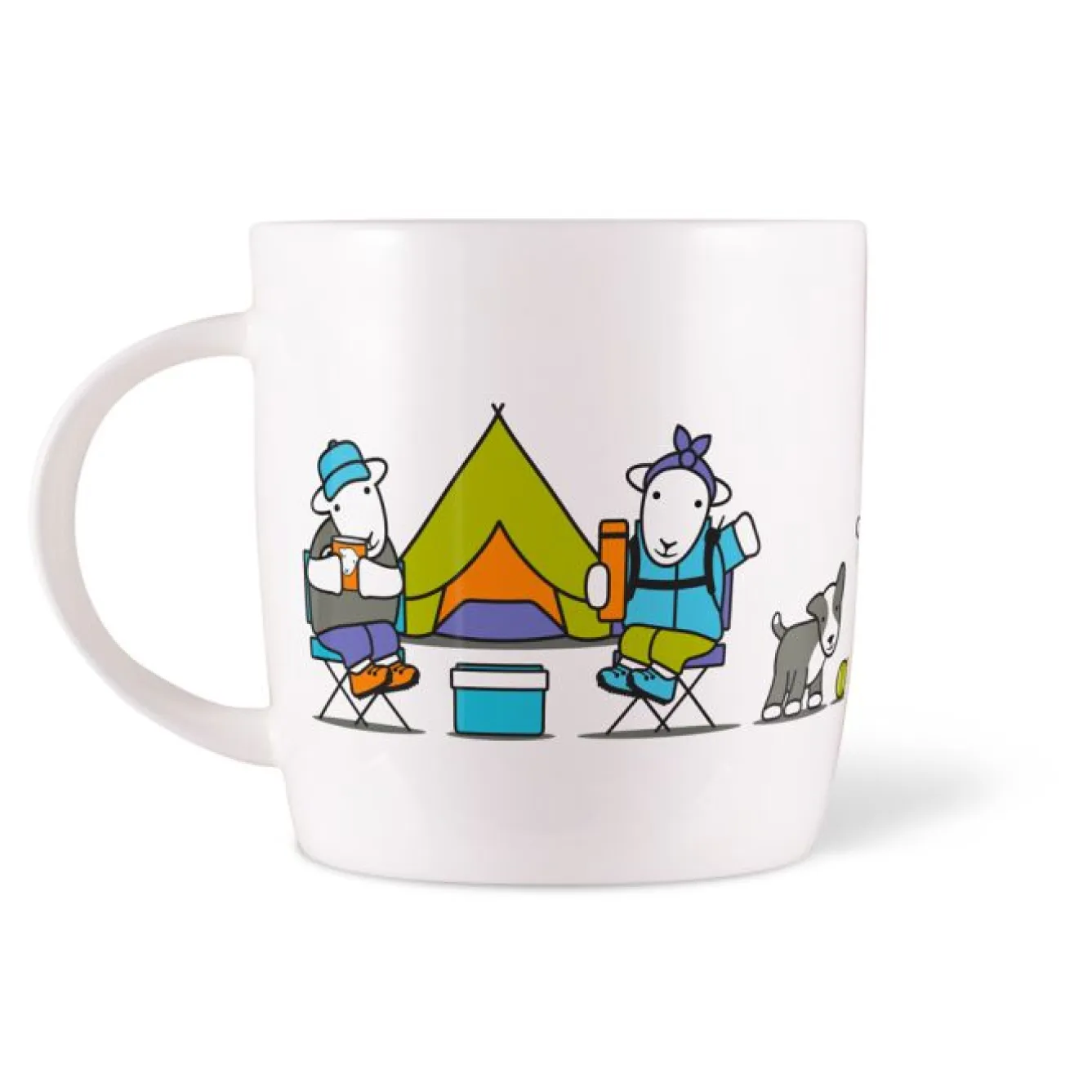 The Herdy Company Herdy Baa-B-Q-ewe Mug- Tea|Bright Colors
