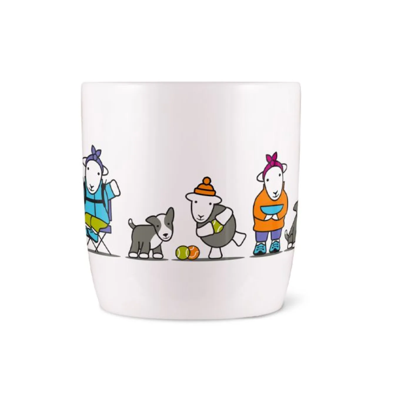 The Herdy Company Herdy Baa-B-Q-ewe Mug- Tea|Bright Colors