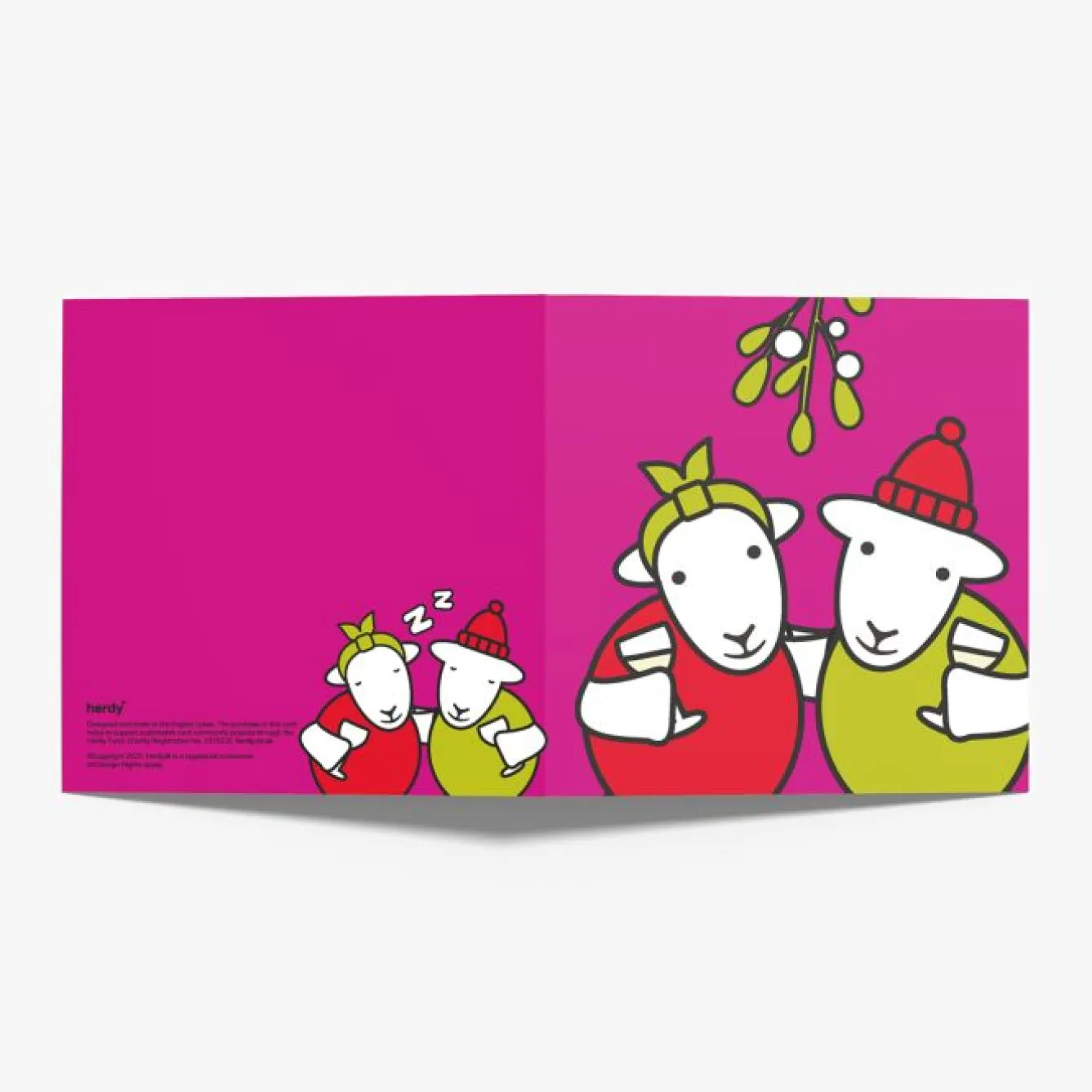 The Herdy Company Herdy Christmas Card 10 Pack- Christmas Cards|Greeting Cards