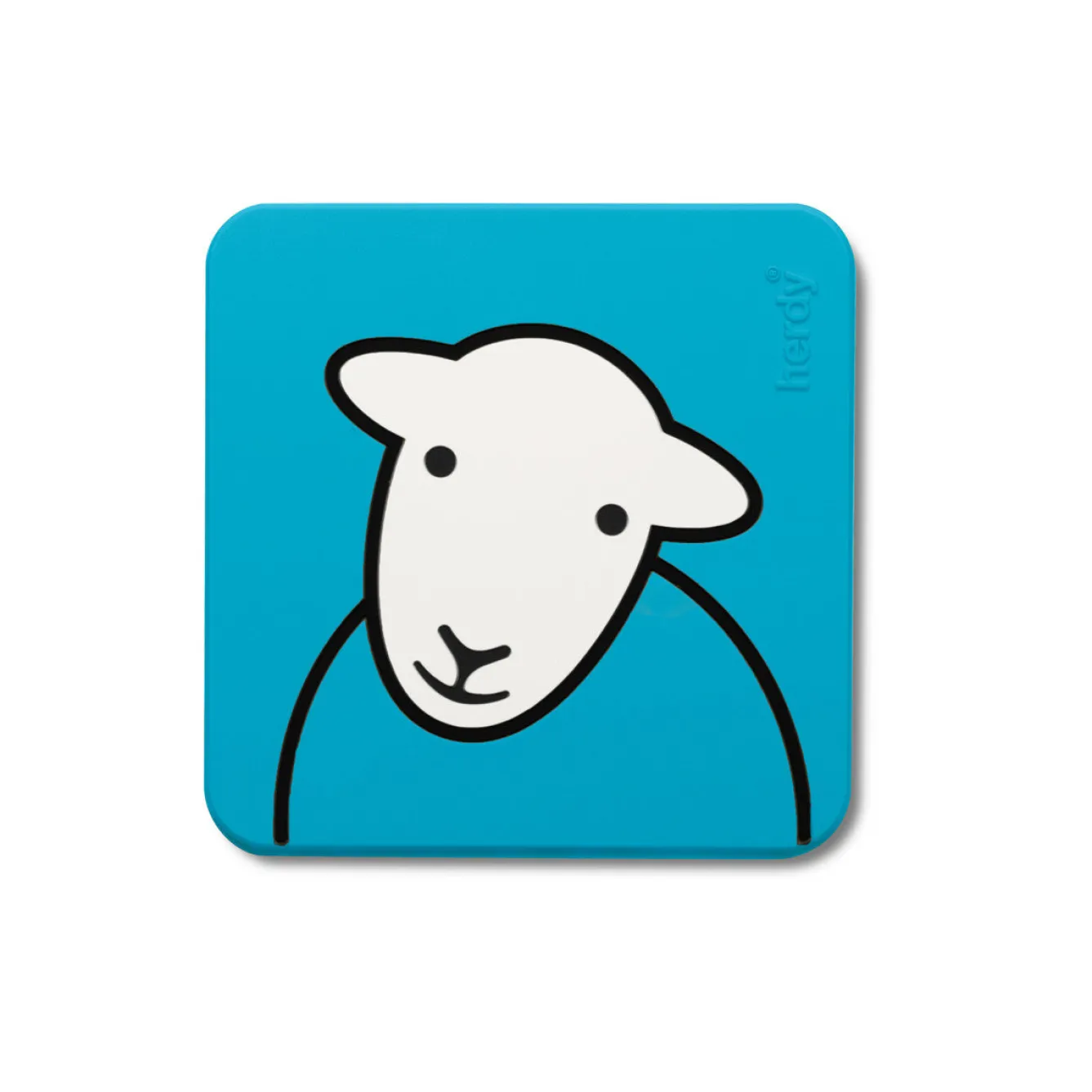 The Herdy Company Herdy Hello PVC Coaster- Coasters