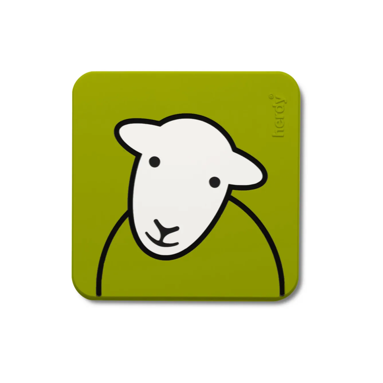 The Herdy Company Herdy Hello PVC Coaster- Coasters