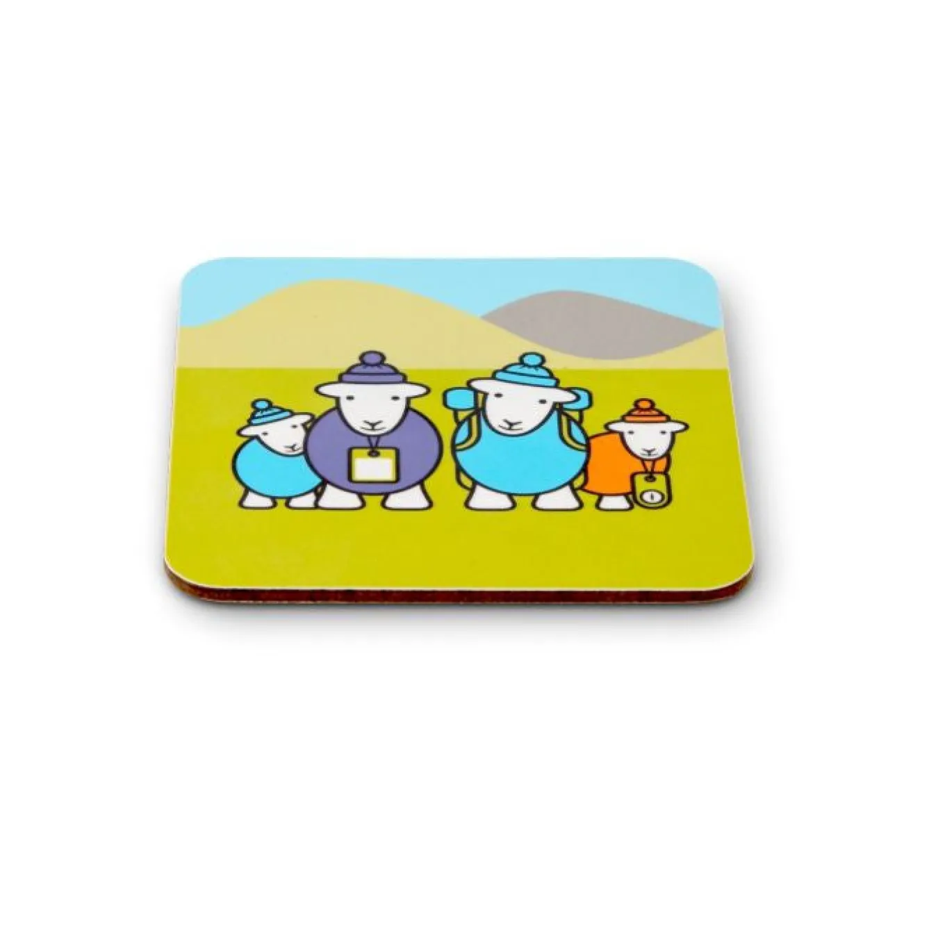 The Herdy Company Herdy Hiker Family Coaster- Melamine|Coasters