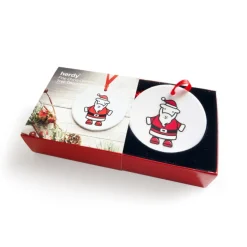 The Herdy Company Herdy Limited Edition China Christmas Tree Decorations (Set of 6)- Christmas Decorations|Seasonal Decor