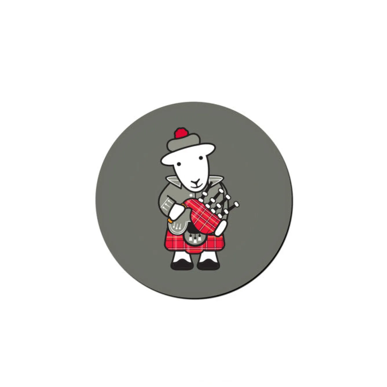 The Herdy Company Herdy McHerdy Coaster- Tea|Kitchenware