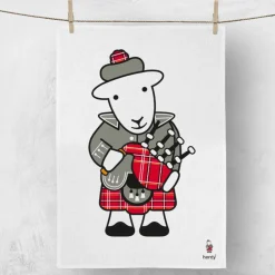 The Herdy Company Herdy McHerdy Tea Towel- Tea|Tea
