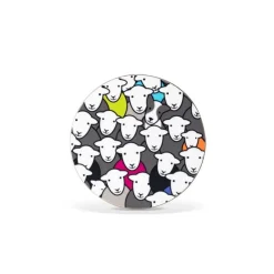 The Herdy Company Herdy Melamine Flock Coaster- Tea|Melamine