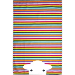 The Herdy Company Herdy Peep Stripe Cotton Tea Towel- Tea|Tea