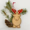 The Herdy Company Herdy Reindeer Wooden Christmas Decoration- Christmas Decorations|Seasonal Decor