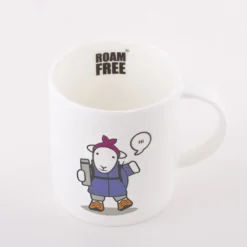 The Herdy Company Herdy Roam Free 'Flo' Mug- Tea|Bright Colors