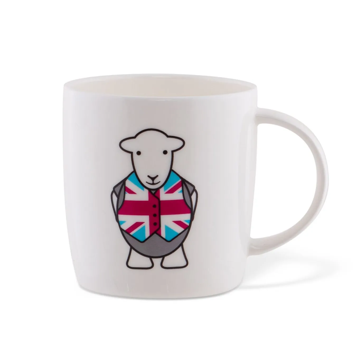 The Herdy Company Herdy Union Jack Mug- Tea|Bright Colors