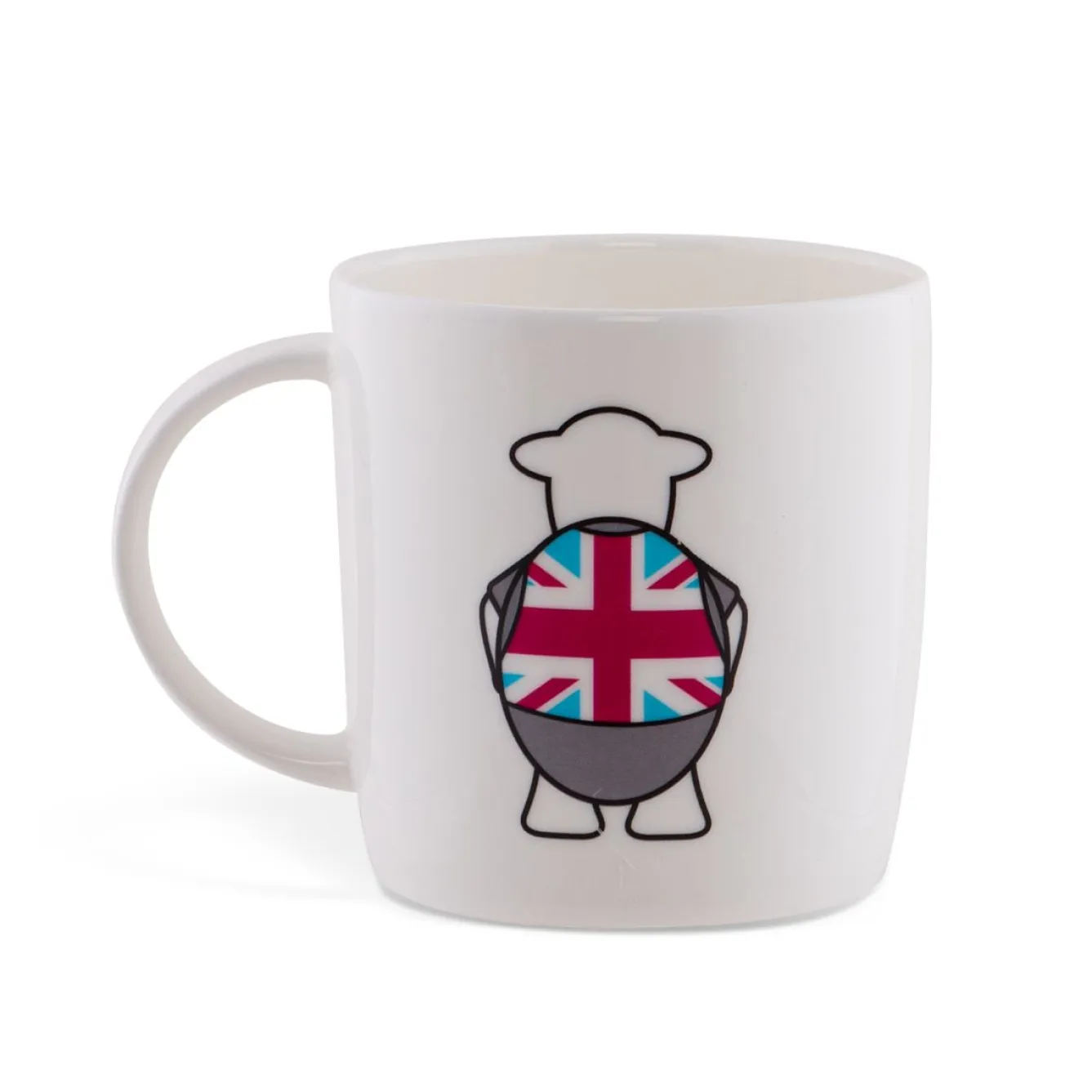 The Herdy Company Herdy Union Jack Mug- Tea|Bright Colors
