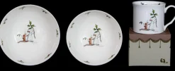 Two Bad Mice Here He Comes Christmas Large Bone China Bowl- Bowls & Dishes