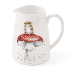 Wrendale Designs 'He's a Fun-gi' Mouse Posy Bone China Mini Jug- Jugs