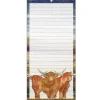 Emma Ball Highland Coos Lined Magnetic Pad- Stationery
