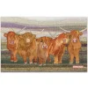 Emma Ball Highland Coos Tea Towel- Tea|Tea Towels