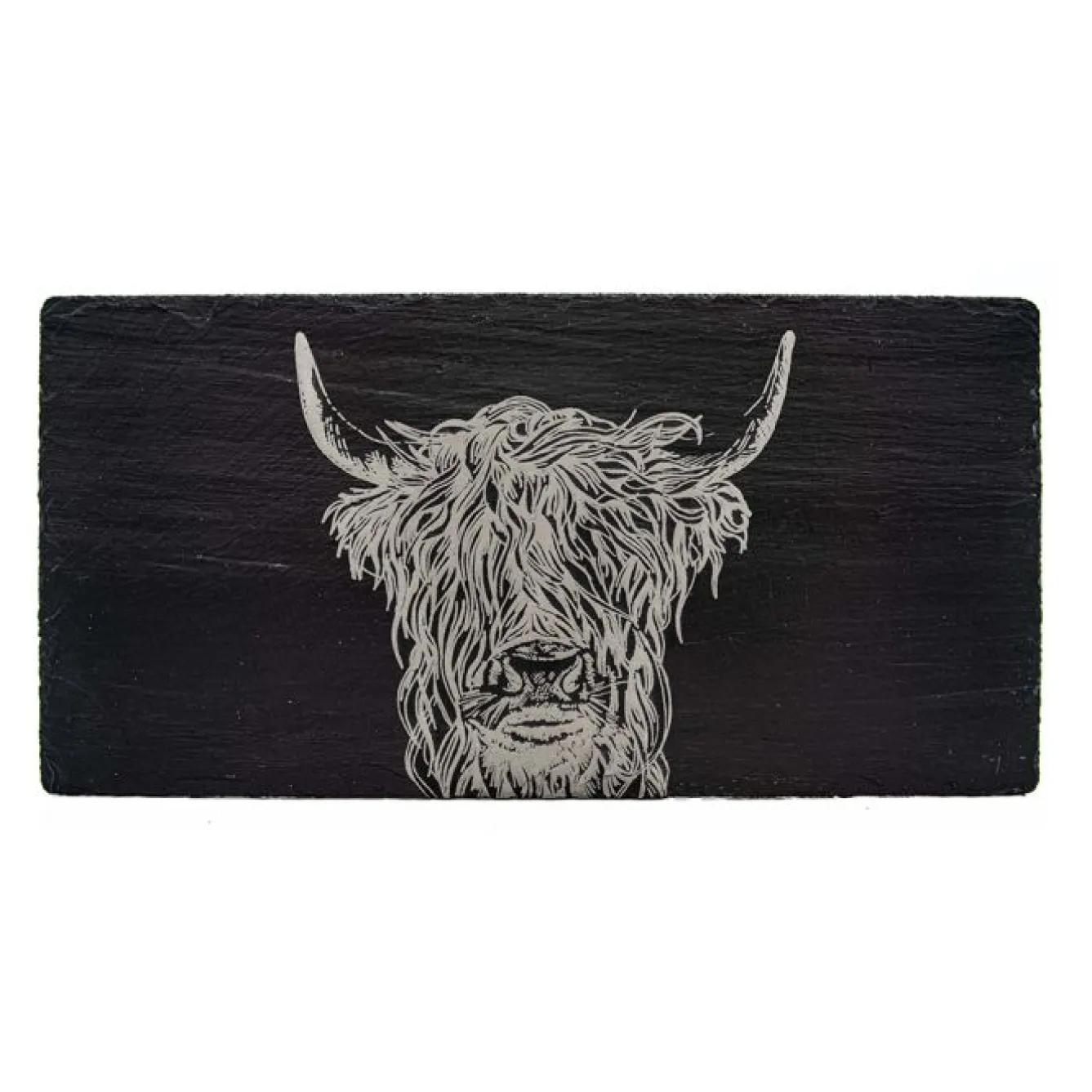 Selbrae Highland Cow Slate Table Runner- Serving Plates & Boards