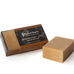 The Highland Soap Company Highland Honey & Oats Handmade Natural Soap 190g- Father's Day|Soaps & Lotions