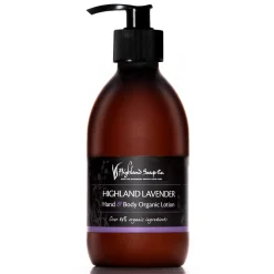 The Highland Soap Company Highland Lavender Hand & Body Organic Lotion 300ml- Soaps & Lotions