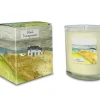 Heaven Scent Hill Cottage- Black Pomegranate Glass Candle- Home Fragrance