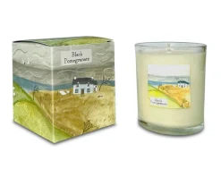 Heaven Scent Hill Cottage- Black Pomegranate Glass Candle- Home Fragrance