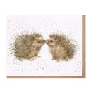 Wrendale Designs 'Hogs and Kisses' Hedgehog Greetings Card- Greeting Cards
