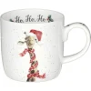 Wrendale Designs 'Ho Ho Ho' Giraffe Small Bone China Mug (11oz)- Animals|Animals
