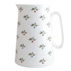 Jane Abbott Designs Holly and Berry Bone China Large Jug- Christmas|Tea