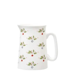 Jane Abbott Designs Holly and Berry Bone China Medium Jug- Christmas|Tea