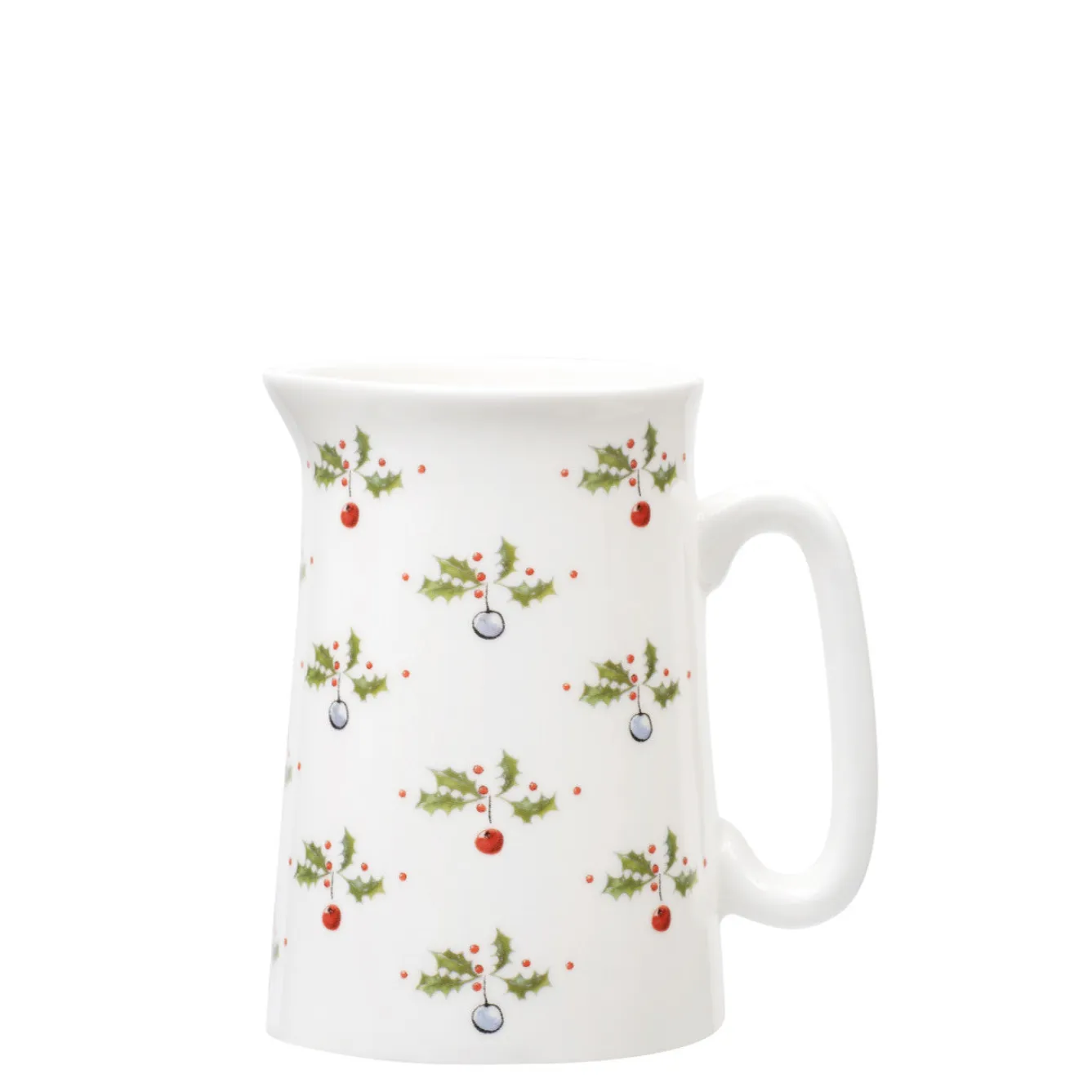 Jane Abbott Designs Holly and Berry Bone China Medium Jug- Christmas|Tea
