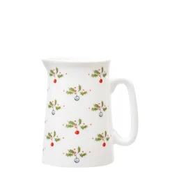 Jane Abbott Designs Holly and Berry Bone China Small Jug- Christmas|Tea