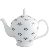Jane Abbott Designs Holly and Berry Bone China Teapot- Christmas|Tea