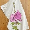 Lottie Day Hollyhocks Tea Towel- Tea|Tea Towels