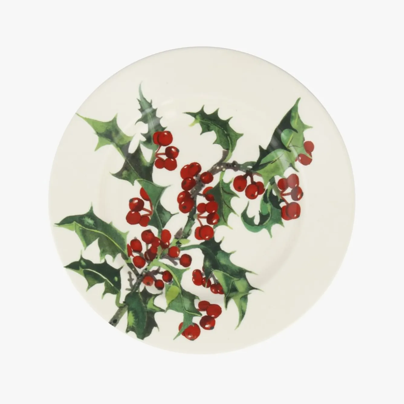 Emma Bridgewater Holly 8 1/2 inch Plate- Plates