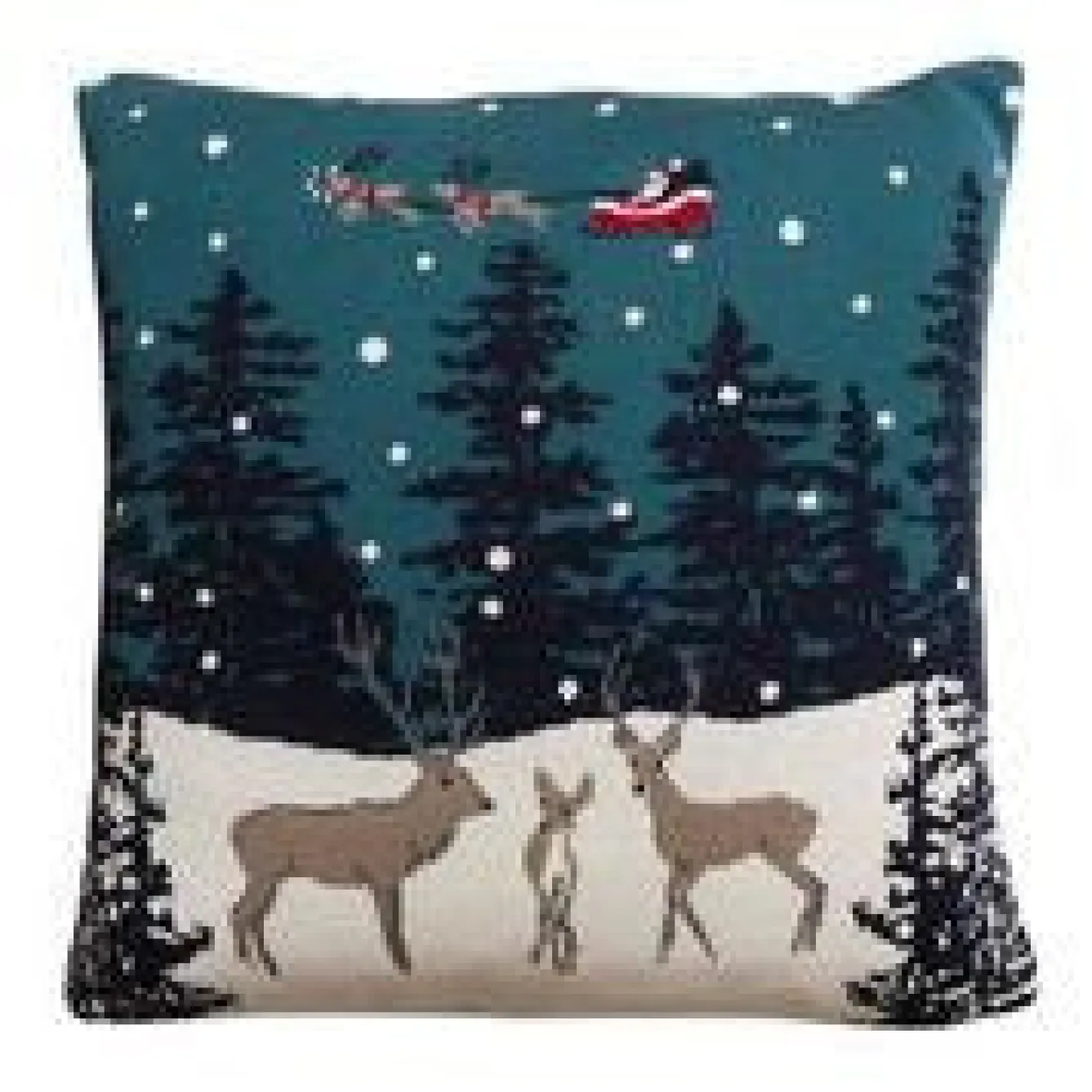 Sophie Allport Home for Christmas Knitted Statement Pillow- Seasonal Decor|Pillows & Throws